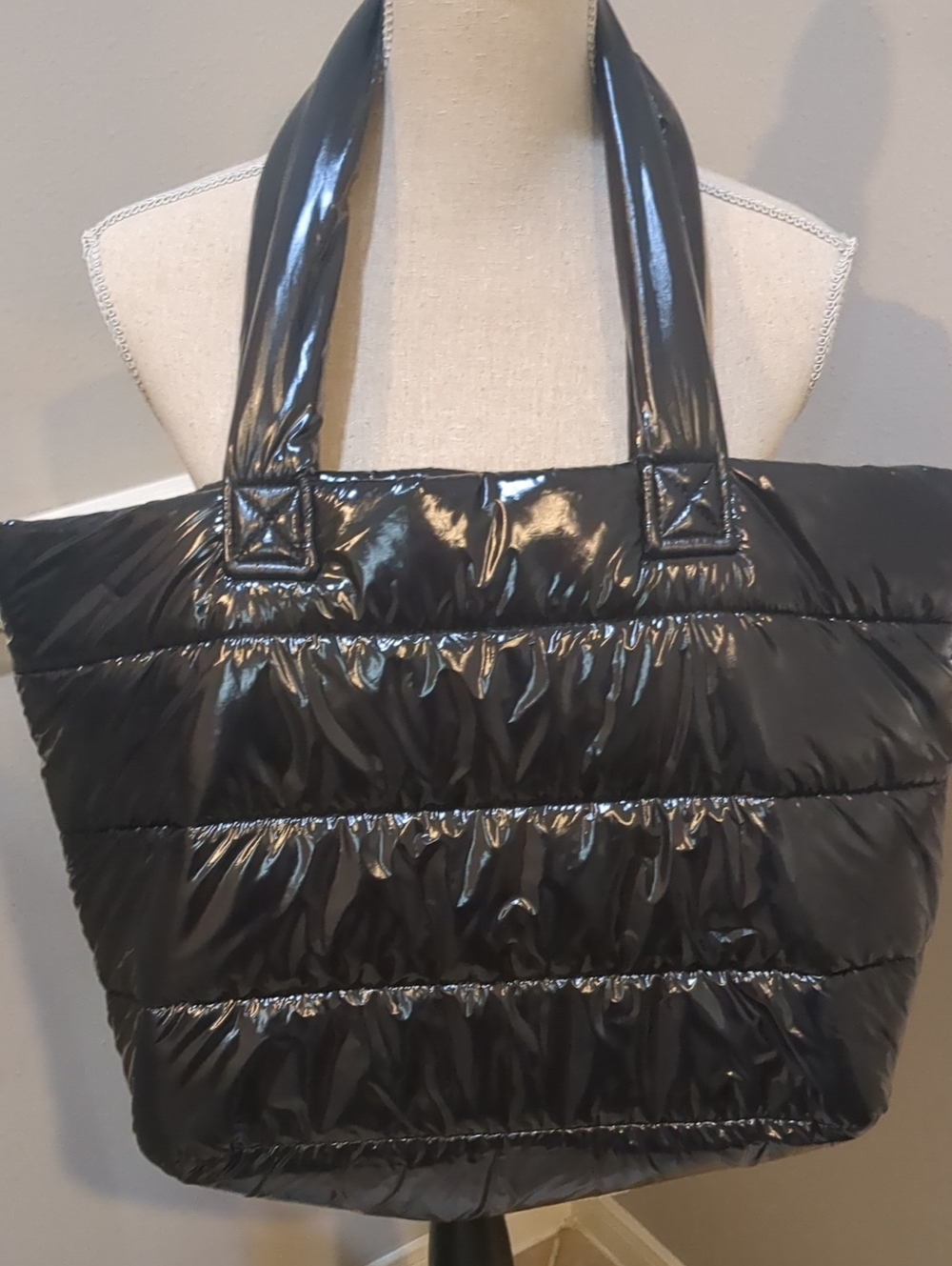 Gap Black Puffer Purse